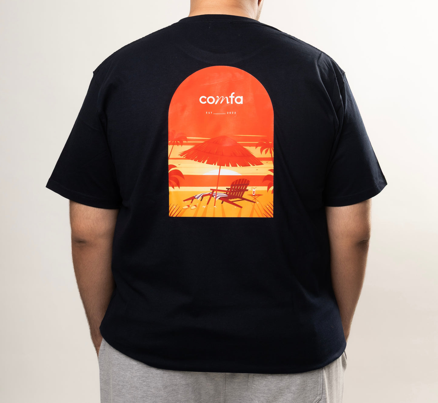 Sketch Tee - Navy Blue