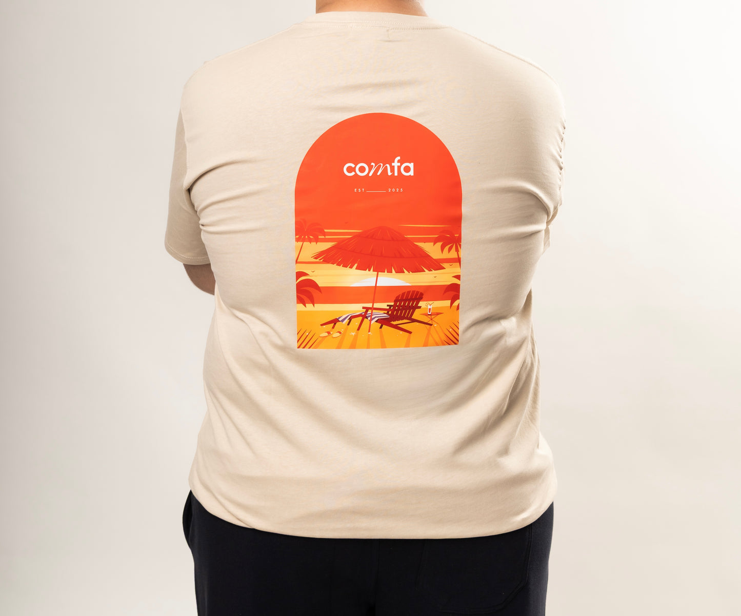 Sketch Tee - Beige